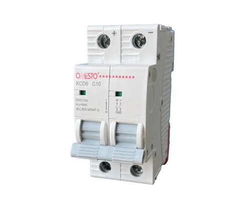 DC DOUBLE POLE 6KA CIRCUIT BREAKERS