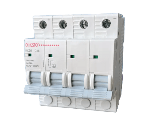 DC FOUR POLE 6KA CIRCUIT BREAKERS