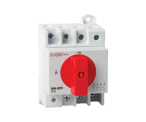 DC FOUR POLE ISOLATORS DIN RAIL MOUNT IP20