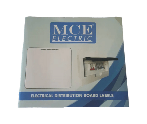 DISTRIBUTION BOARD LABEL BOOK