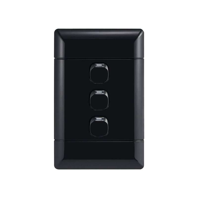DOMESTIC 3 LEVER 1 WAY LIGHT SWITCH