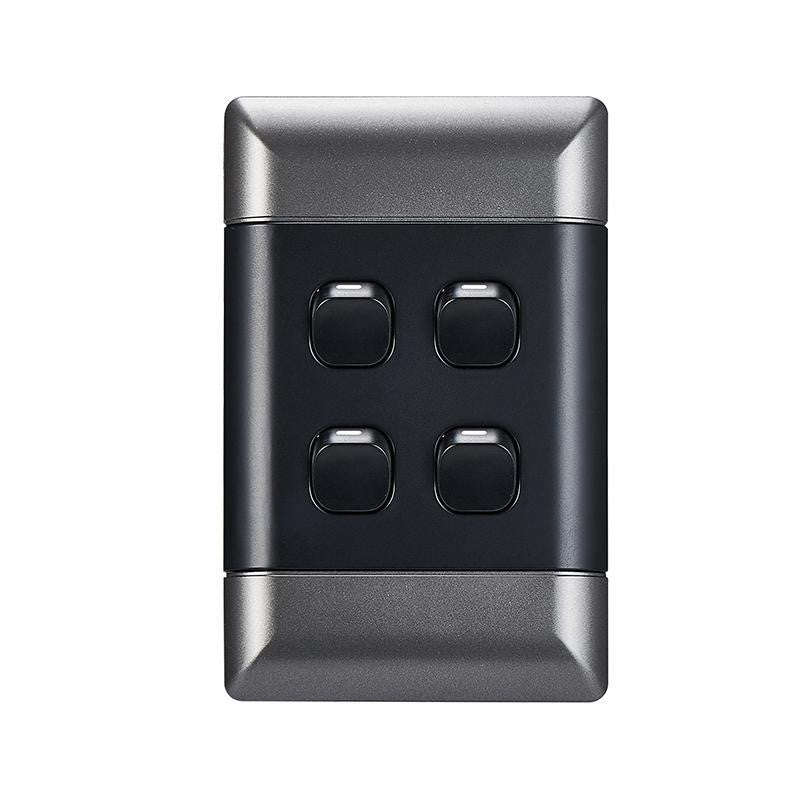 DOMESTIC 4 LEVER 1 WAY LIGHT SWITCH