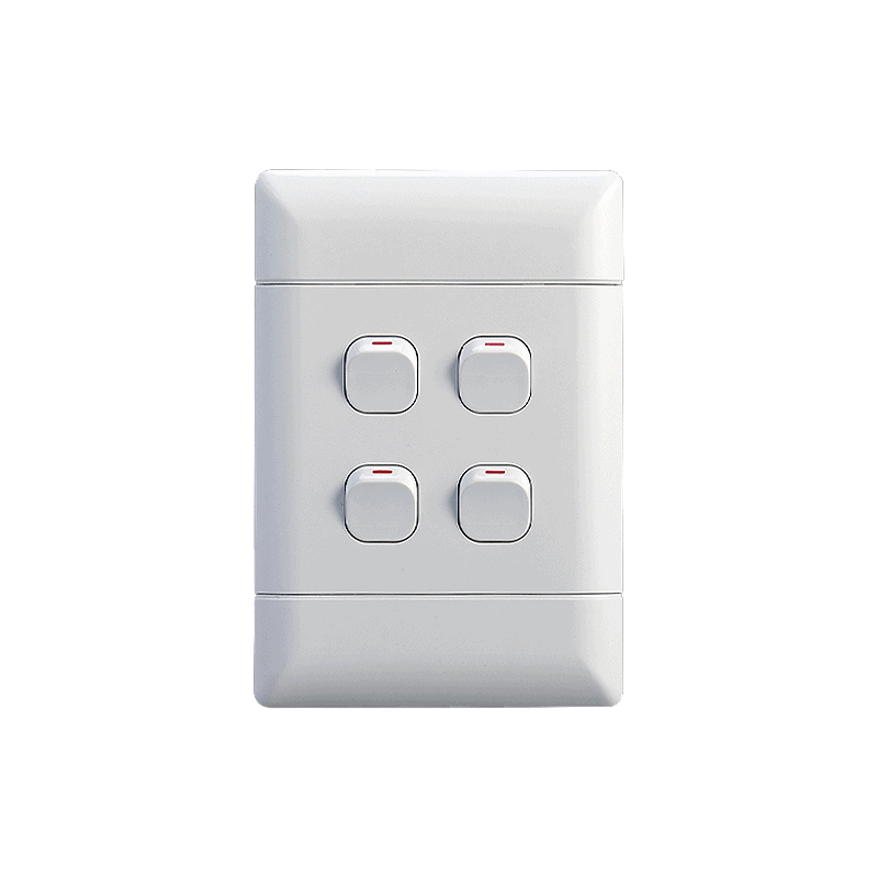 DOMESTIC 4 LEVER 1 WAY LIGHT SWITCH