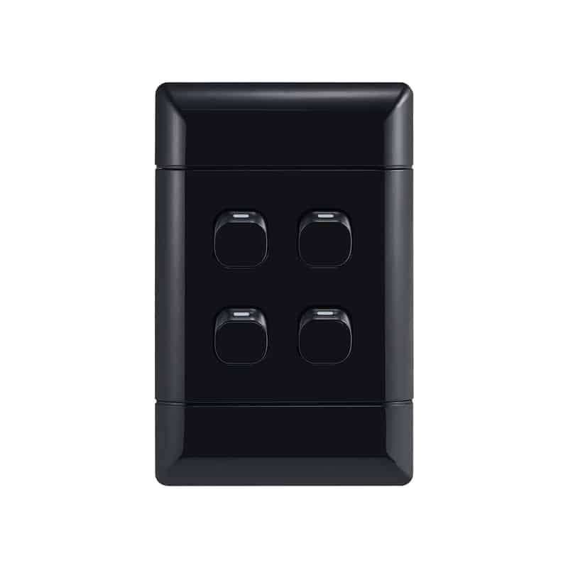 DOMESTIC 4 LEVER 1 WAY LIGHT SWITCH
