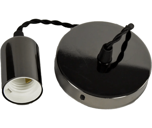 FLAT BLACK PENDANT LAMP