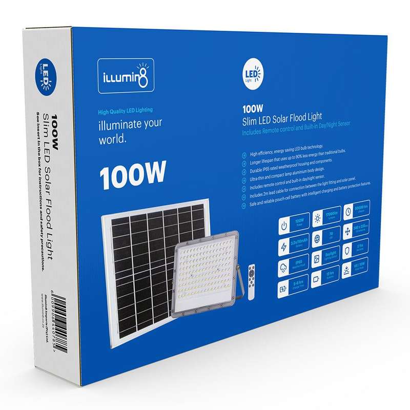 ILLUMIN8 SOLAR FLOOD LIGHTS