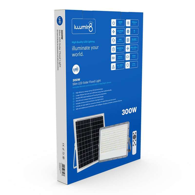 ILLUMIN8 SOLAR FLOOD LIGHTS