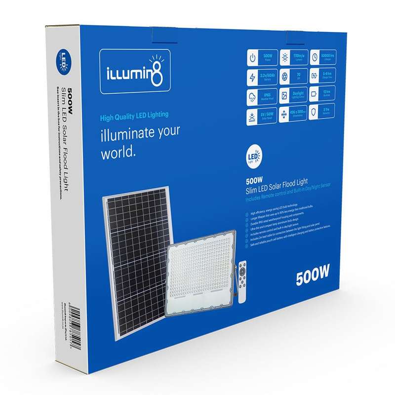 ILLUMIN8 SOLAR FLOOD LIGHTS