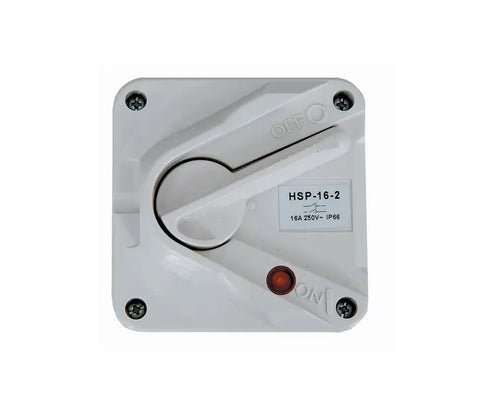 IP66 2 POLE SURFACE MOUNTING LOCKABLE ISOLATOR