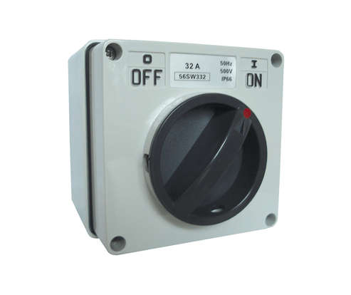 IP66 LOCKABLE SURFACE MOUNT ISOLATOR IN ENCLOSURE