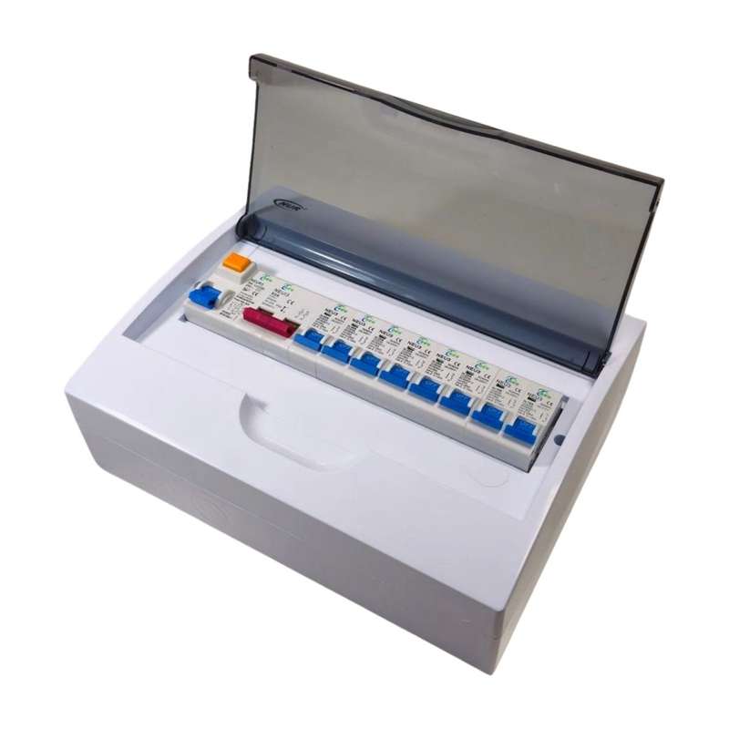 NEU 12 WAY POPULATED SURFACE DISTRIBUTION BOARD