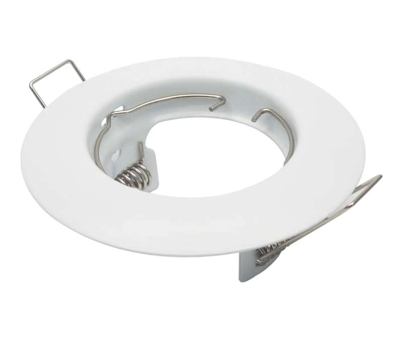 Round Fixed Downlight Fitting White
