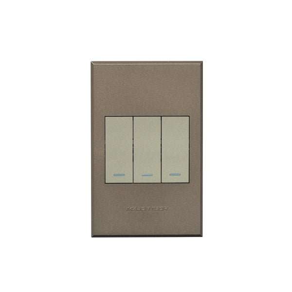VETI 3 BRONZE 3 LEVER 1 WAY SWITCH