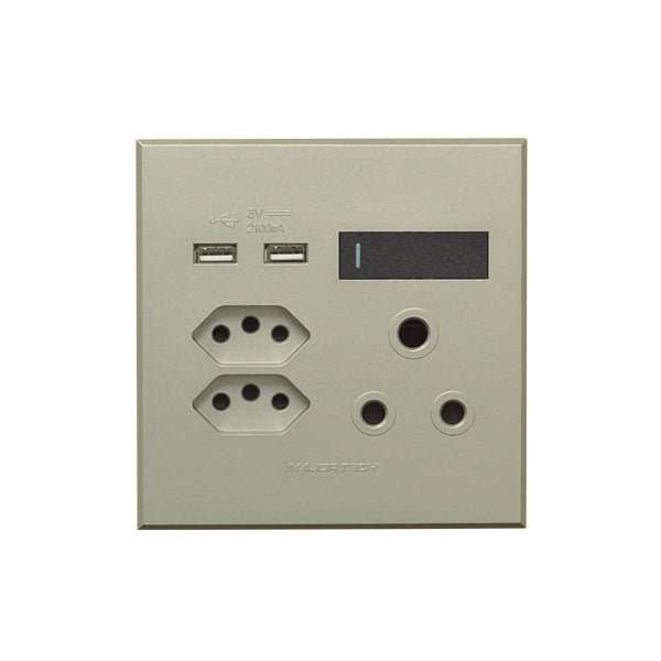 VETI 3 TITANIUM USB WALL PLUG