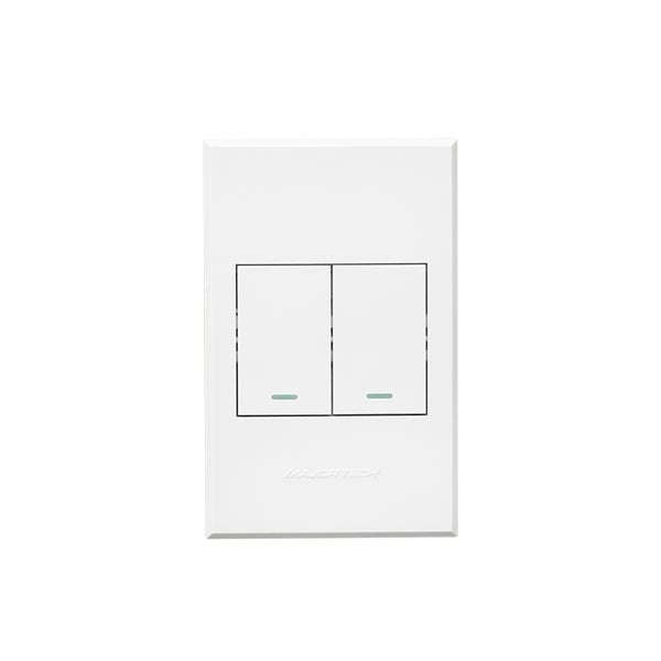 VETI 3 WHITE 2 LEVER 2 WAY SWITCH