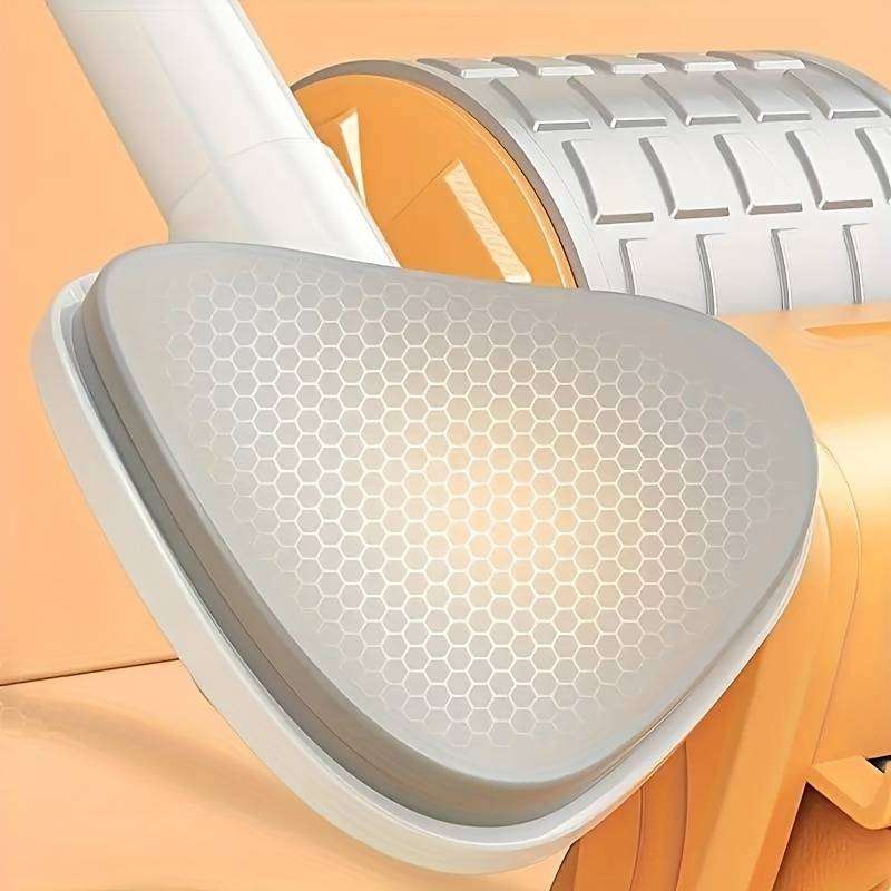 Automatic Rebound Two-Wheel Four-Elbow Support Ab Training Roller ZR-818 -ORANGE