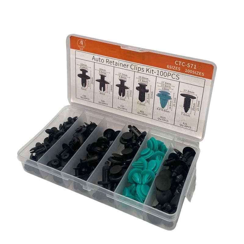 100 Pieces Auto Retainer Clips Kit CTC-571