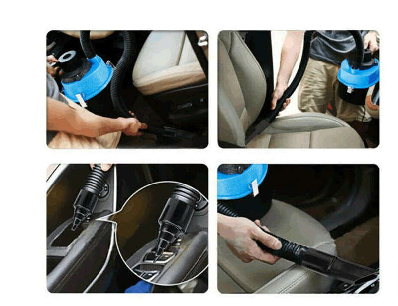 DC 12V 180W Portable Handheld Car Canister Vacuum Cleaner CTC-589