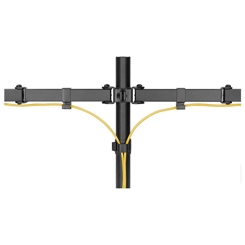 15''-33'' Full Motion Adjustable Dual Monitor Desktop Mount -Z022