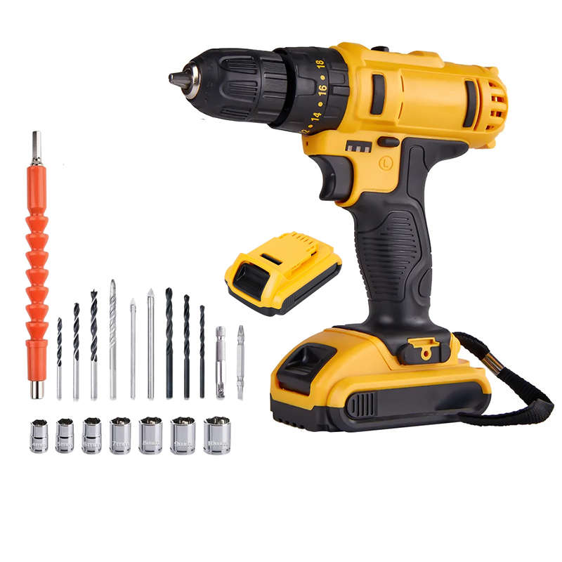 25V 7500mAh Cordless Electric Drill Set -A78