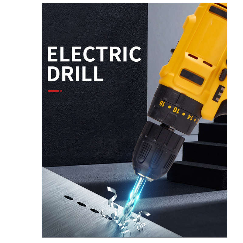25V 7500mAh Cordless Electric Drill Set -A78