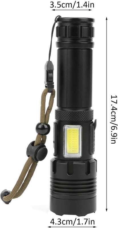 Rechargeable Zoomable LED Flashlight WLW-P21-TG