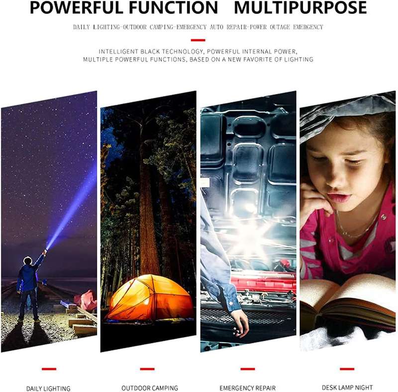 Rechargeable Zoomable LED Flashlight WLW-P21-TG