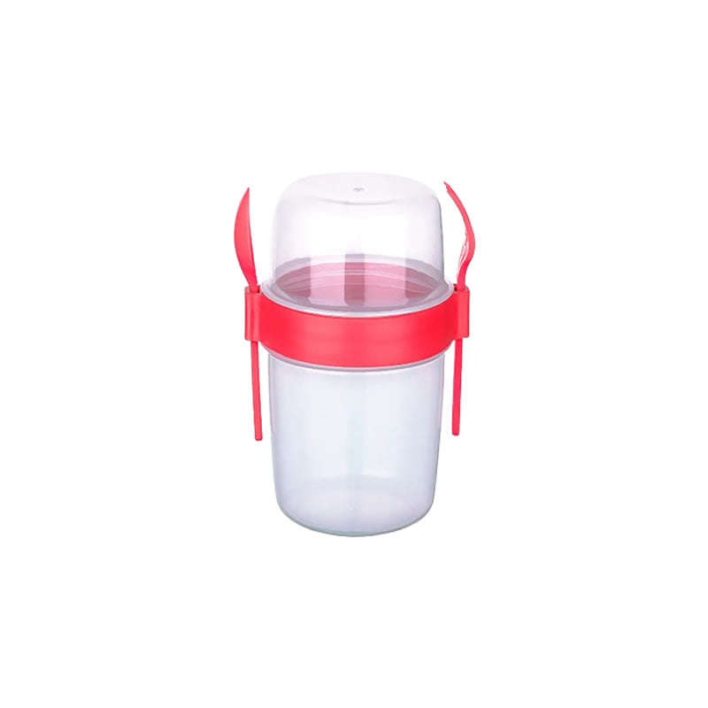 650ml BPA Free Breakfast Food Container With Spoon And Fork AP-9451