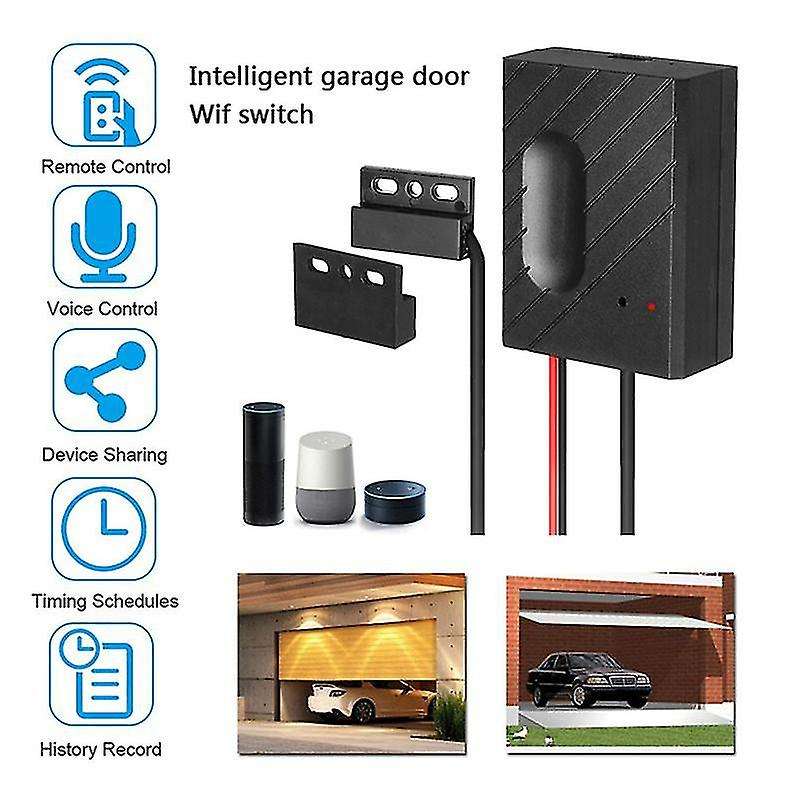 Smart Garage Door Opener Device With Voice And Timer Application Control Q-CK400