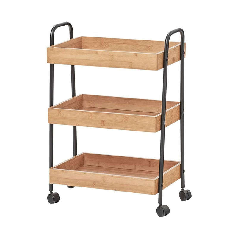 3-Tier Multi-Functional Serving Trolley With Wheels