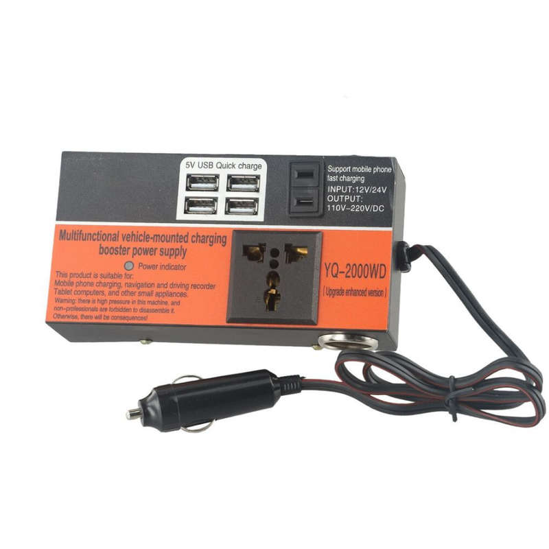 12V-24V USB Portable Car Power Inverter BS-5209