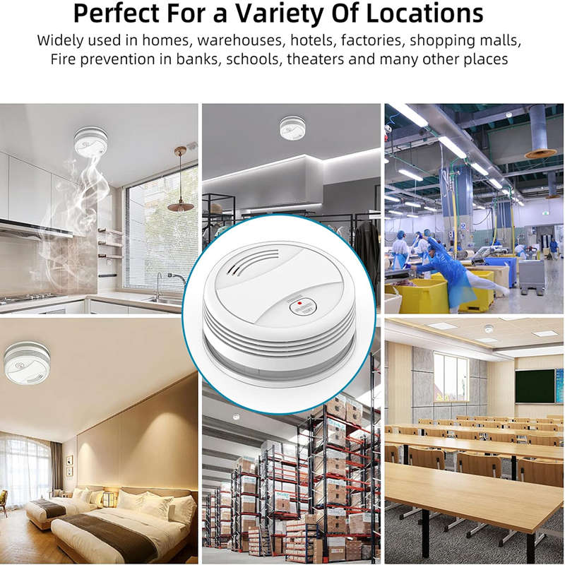 Smart Wifi Photoelectric Smoke Detector PA-443W