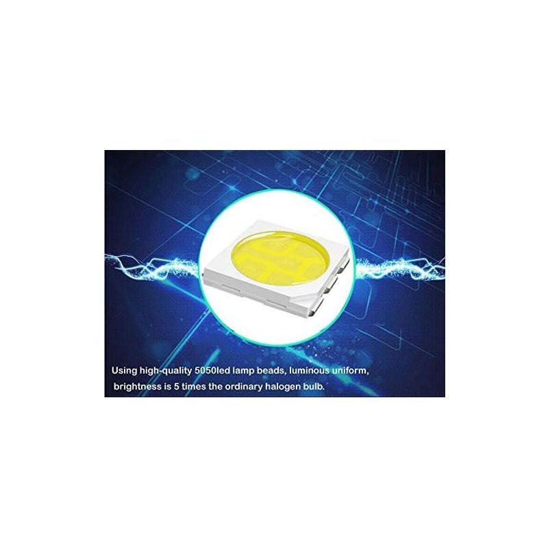 2-Piece 12V SMD hyper Car LED Interior Over Head Reading Head Light -39MM-3-5050
