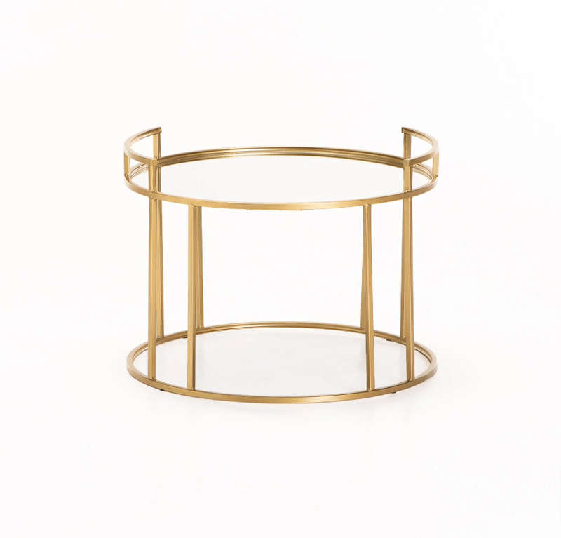 2-Piece Modern Round Coffee Table
