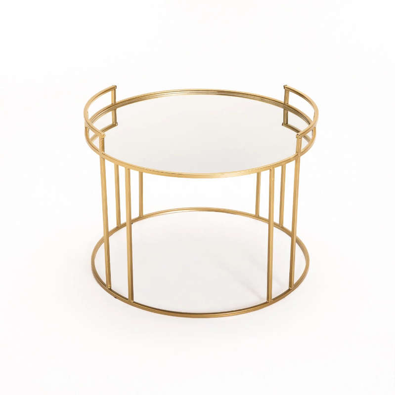 2-Piece Modern Round Coffee Table