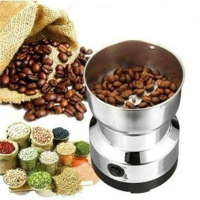 Electric Coffee Grinder & Rechargeable Milk Frother