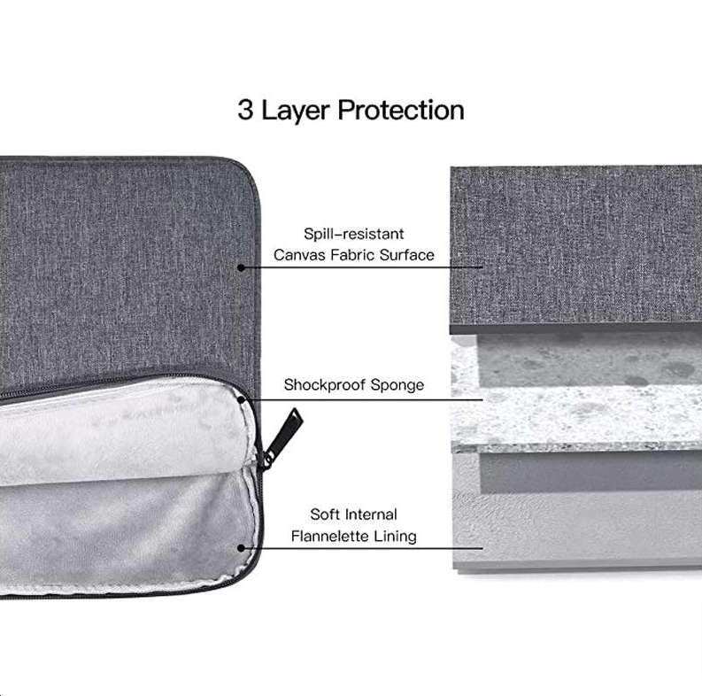 15-Inch Laptop Sleeve Bag SE-140 GREY