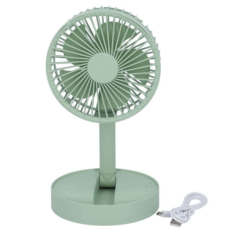 USB Rechargeable Folding Fan GREEN