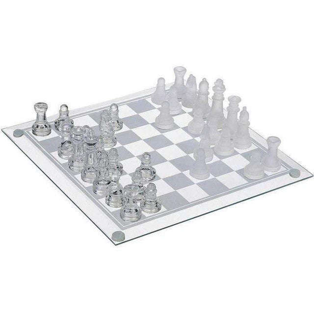 Small 32 Pieces Of Glass Chess Set GCS01