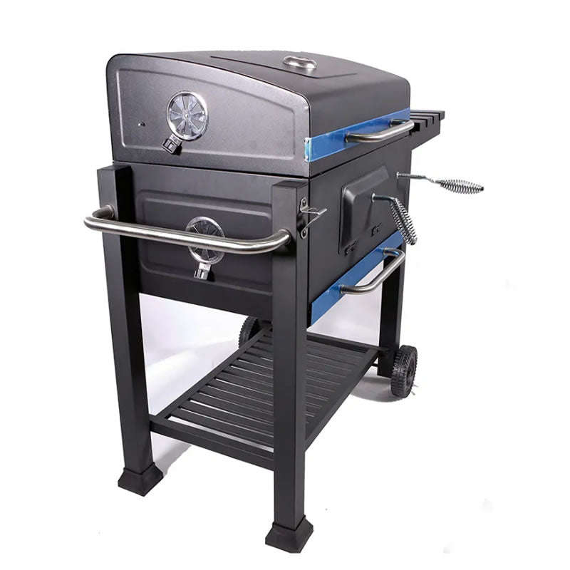 Outdoor Large Camping Trolley BBQ Grill -CJ0073