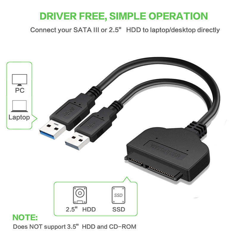 3.0 USB To SATA Hard Disk Driver Adapter SE-LT26