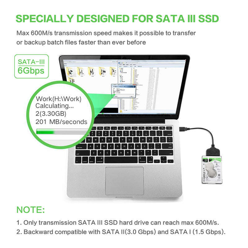 3.0 USB To SATA Hard Disk Driver Adapter SE-LT26