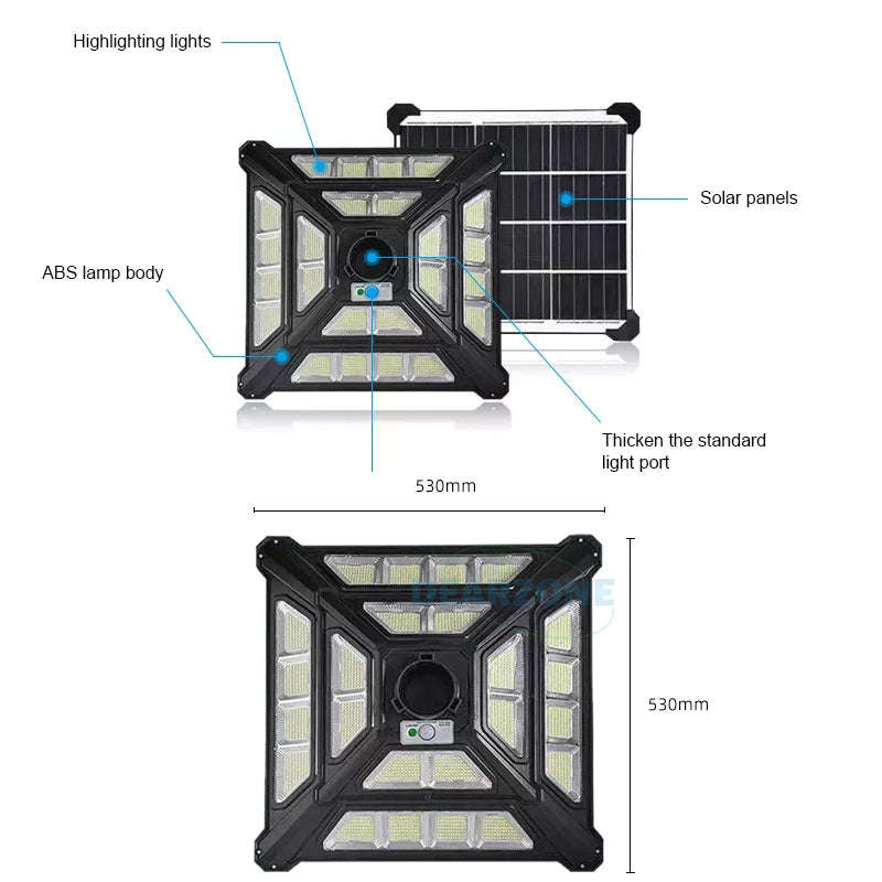 1000W Solar Street Lamp With Solar Panel JT-TYDLS-R-1000W