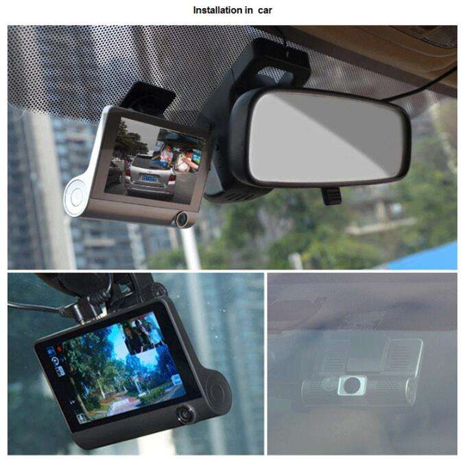 Dual Lens 3 Camera DVR And Recorder CTC-G42