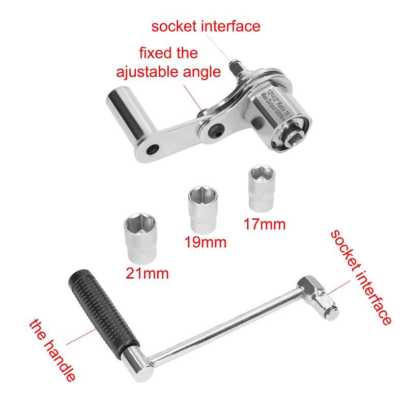 1/2" Torsional Torque Multiplier Wrench Lug Nut Remover CTC-698