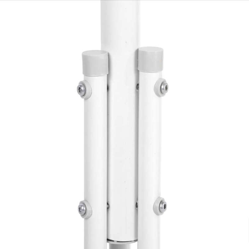 12 Hook Free-Standing Coat Hanger White