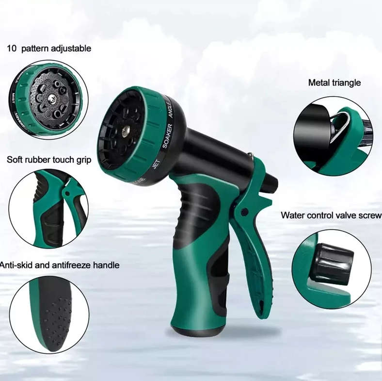 10m Expandable Garden Hose Pipe With Water Spray