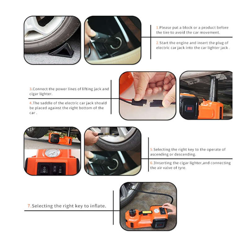 3 Ton 12V Heavy Duty Hydraulic Car Floor Jack -JG20375054