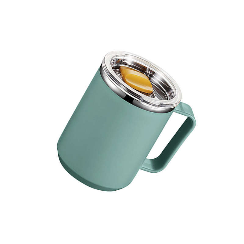 450ml Double-Layer Insulation Cups With Handle HP-35 GREEN