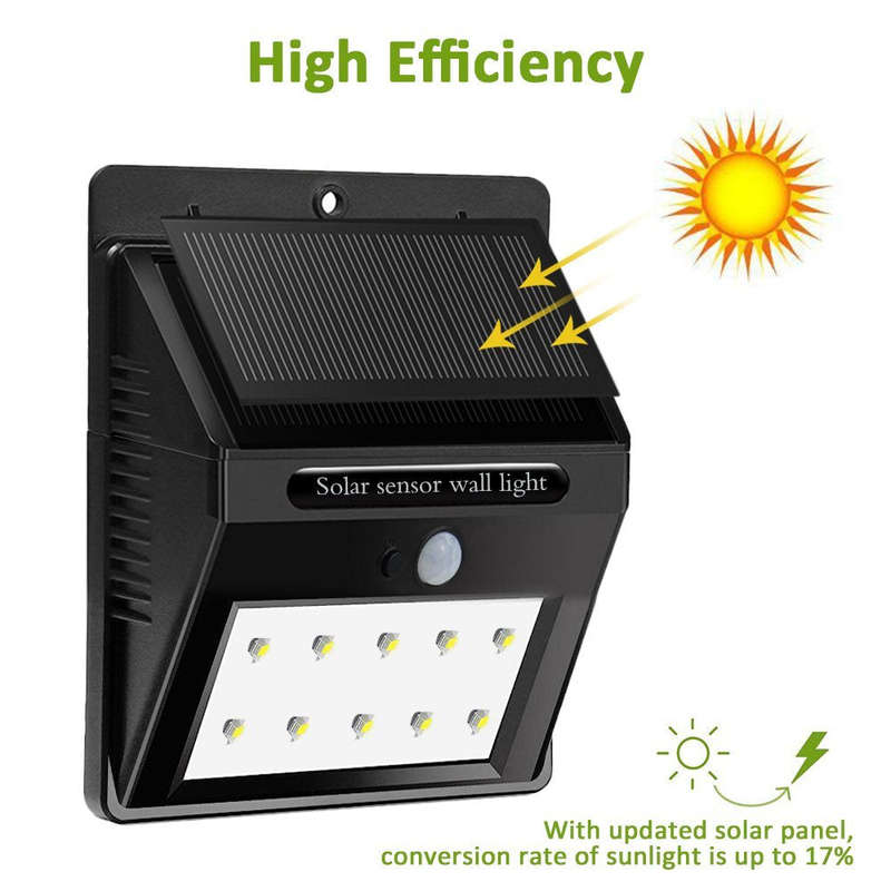 Portable Outdoor Solar LED Motion Sensor Split Wall Lamp FA-64